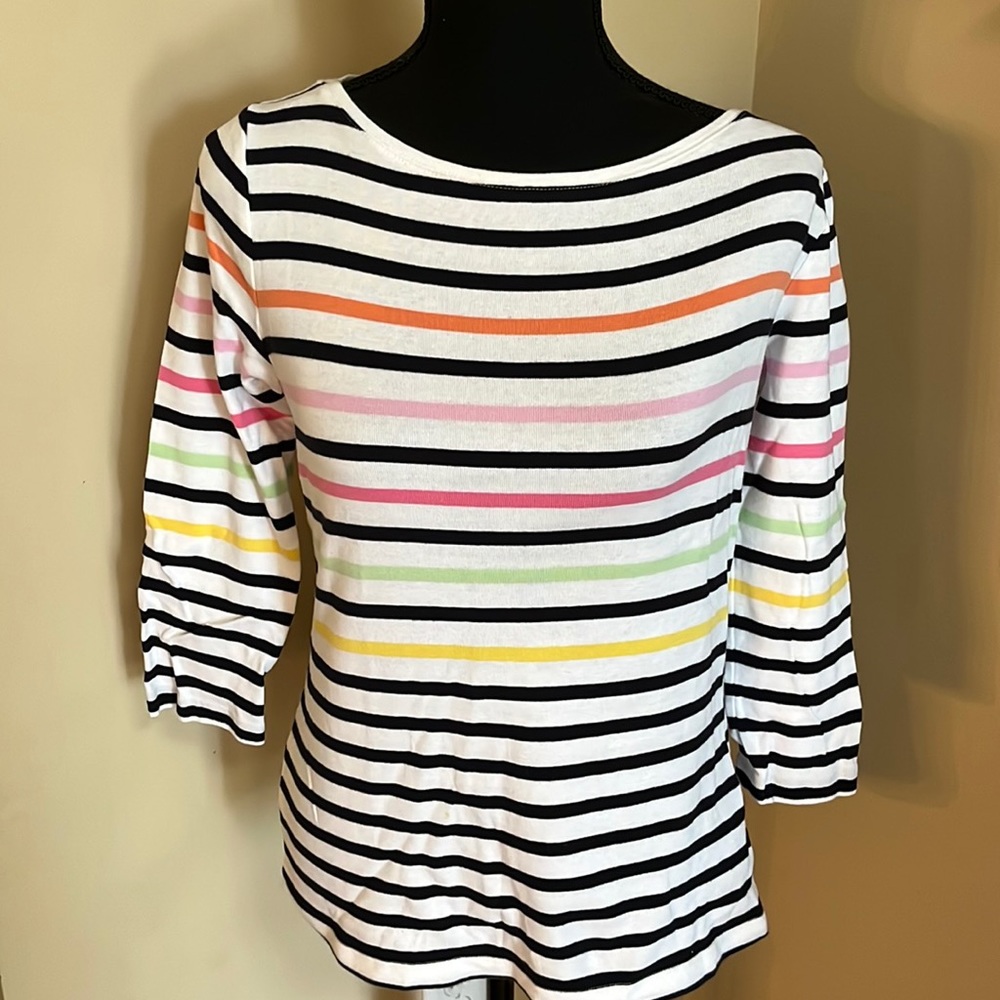 Navy stripe Talbots tshirt